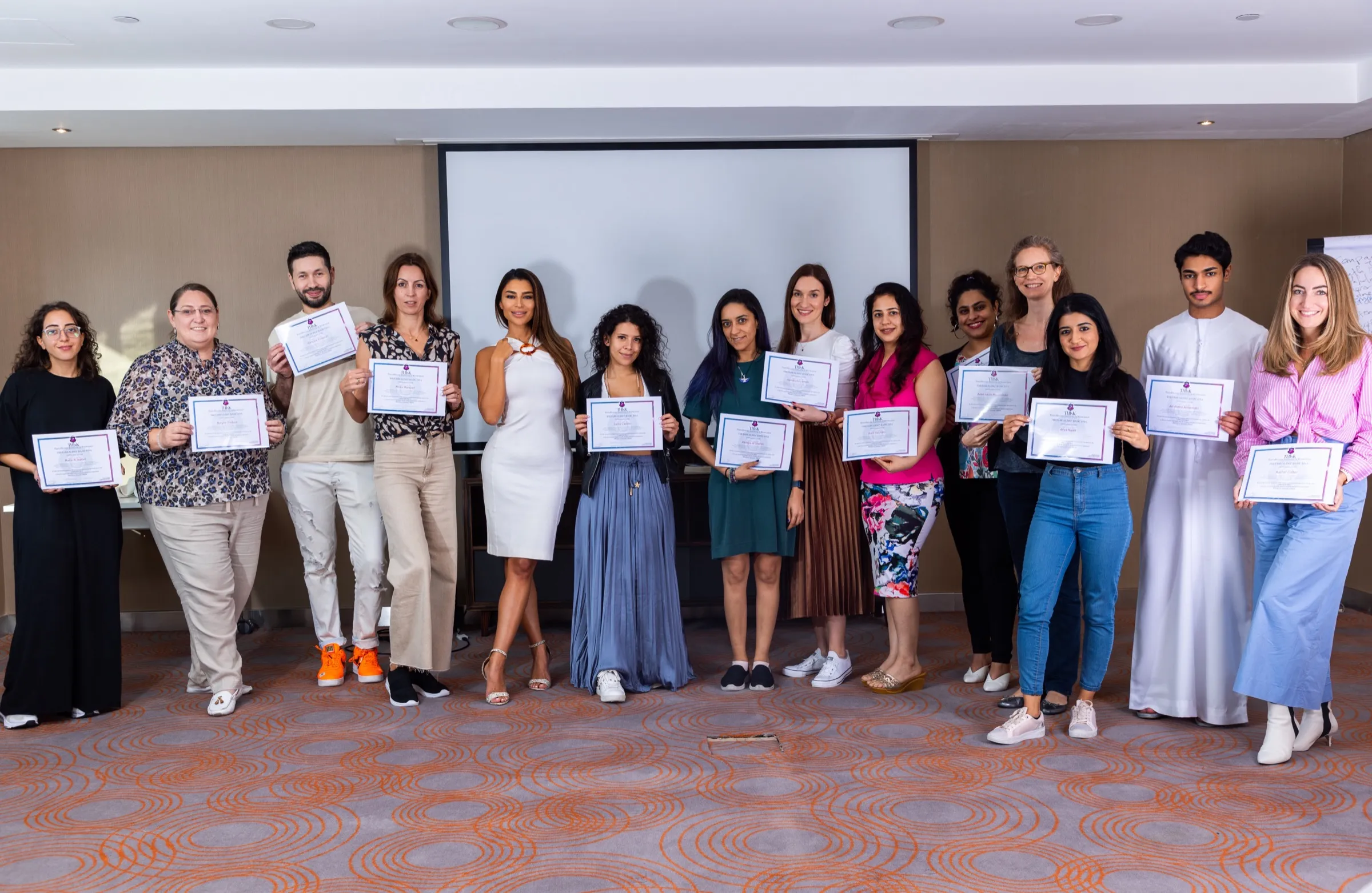 Graduates of a live workshop with Handan Darici